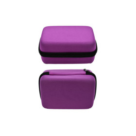 Boite de rangement coquée couleur violette 